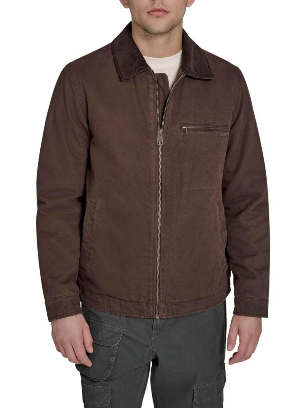 Cozy Cotton Depot Jacket with Quilted Lining | Stylish Layering Essential